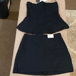 Abercrombie & Fitch Black Skirt Set